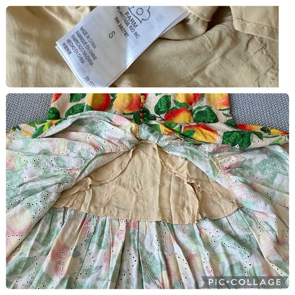 FARM RIO Sands Linen Midi Dress Size Small - Picture 13 of 16